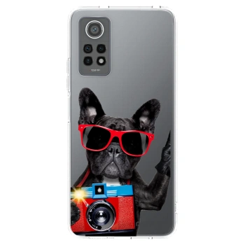 Picasee Xiaomi Redmi Note 12 Pro 4G Hülle - Transparentes Silikon - Französische Bulldogge