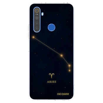 Picasee Realme 5 Hülle - Transparentes Silikon - ARIES
