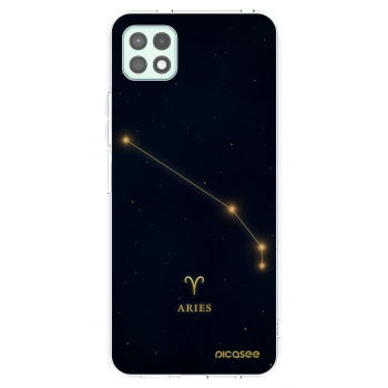 Picasee Samsung Galaxy A22 A226B 5G Hülle - Transparentes Silikon - ARIES