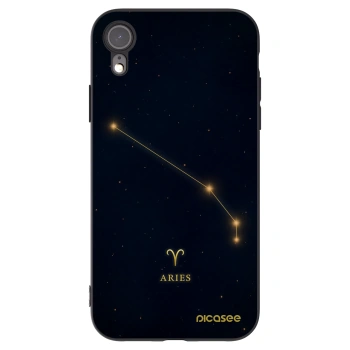 Picasee Apple iPhone XR Hülle - Schwarzes Silikon - ARIES