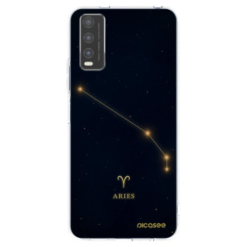 Picasee Vivo Y20s Hülle - Transparentes Silikon - ARIES