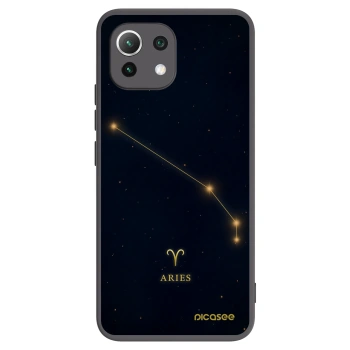 Picasee Xiaomi 11 Lite 5G NE Hülle - Schwarzes Silikon - ARIES