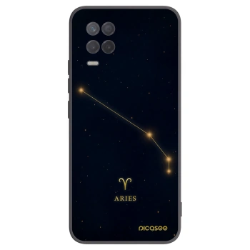 Picasee Realme 8 5G Hülle - Schwarzes Silikon - ARIES