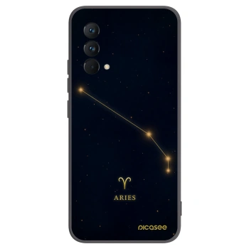 Picasee Realme GT Master Edition 5G Hülle - Schwarzes Silikon - ARIES