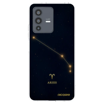 Picasee Vivo V23 5G Hülle - Transparentes Silikon - ARIES