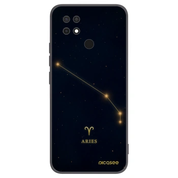 Picasee Xiaomi Redmi 10C Hülle - Schwarzes Silikon - ARIES