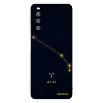 Picasee Sony Xperia 10 IV 5G Hülle - Transparentes Silikon - ARIES