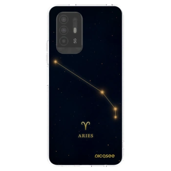Picasee OPPO A94 5G Hülle - Transparentes Silikon - ARIES