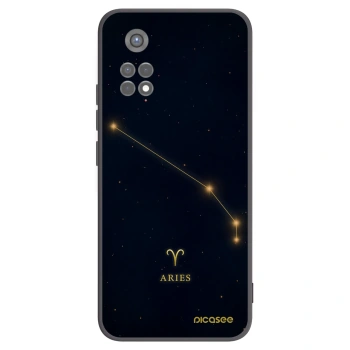 Picasee Xiaomi Redmi Note 11S 5G Hülle - Schwarzes Silikon - ARIES