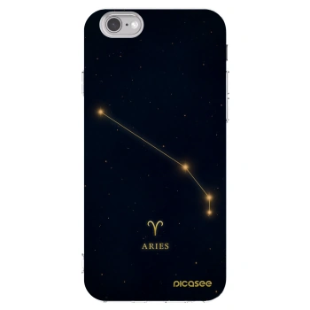 Picasee Apple iPhone 6/6S Hülle - Transparentes Silikon - ARIES