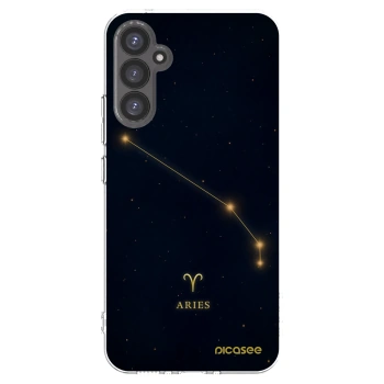 Picasee Samsung Galaxy A34 5G A346B Hülle - Transparentes Silikon - ARIES