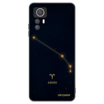 Picasee Xiaomi Redmi Note 12S Hülle - Schwarzes Silikon - ARIES