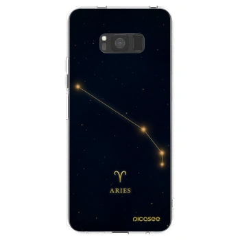 Picasee Samsung Galaxy S8 G950F Hülle - Transparentes Silikon - ARIES