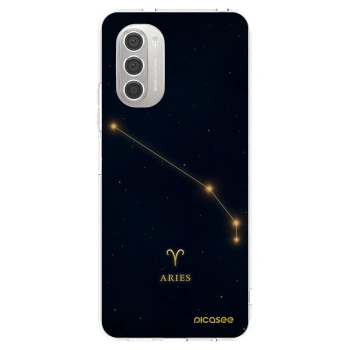 Picasee Motorola Moto G51 Hülle - Transparentes Silikon - ARIES