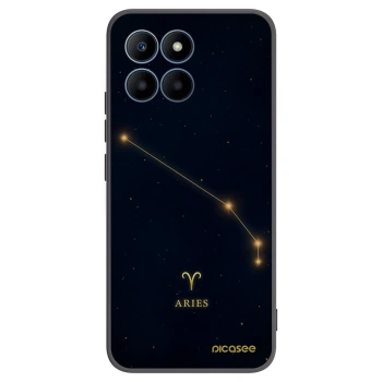 Picasee Honor 70 Lite Hülle - Schwarzes Silikon - ARIES