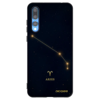 Picasee Huawei P20 Pro Hülle - Schwarzes Silikon - ARIES