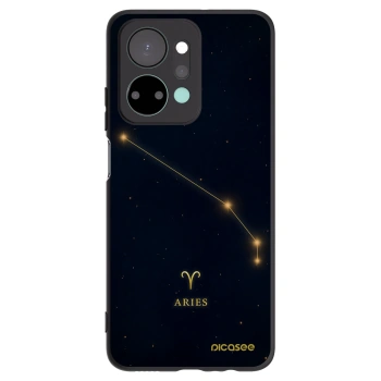 Picasee Honor X7a Hülle - Schwarzes Silikon - ARIES