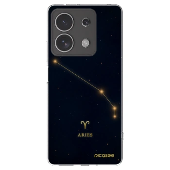 Picasee Xiaomi Redmi Note 13 4G Hülle - Transparentes Silikon - ARIES
