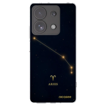 Picasee Xiaomi Redmi Note 13 Pro 4G Hülle - Transparentes Silikon - ARIES