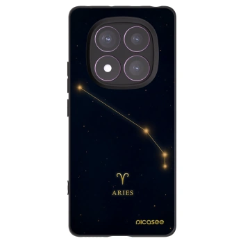 Picasee Xiaomi Redmi Note 14 Pro 4G Hülle - Schwarzes Silikon - ARIES