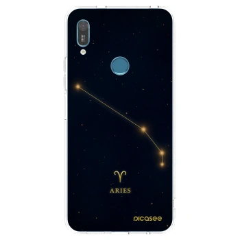 Picasee Huawei Y6 2019 Hülle - Transparentes Silikon - ARIES