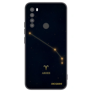 Picasee Xiaomi Redmi Note 8 Hülle - Schwarzes Silikon - ARIES