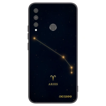 Picasee Huawei P40 Lite E Hülle - Schwarzes Silikon - ARIES