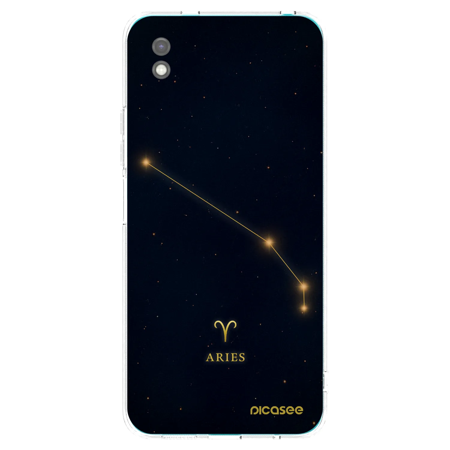 Picasee Xiaomi Redmi 9A Hülle - Schwarzes Silikon - ARIES
