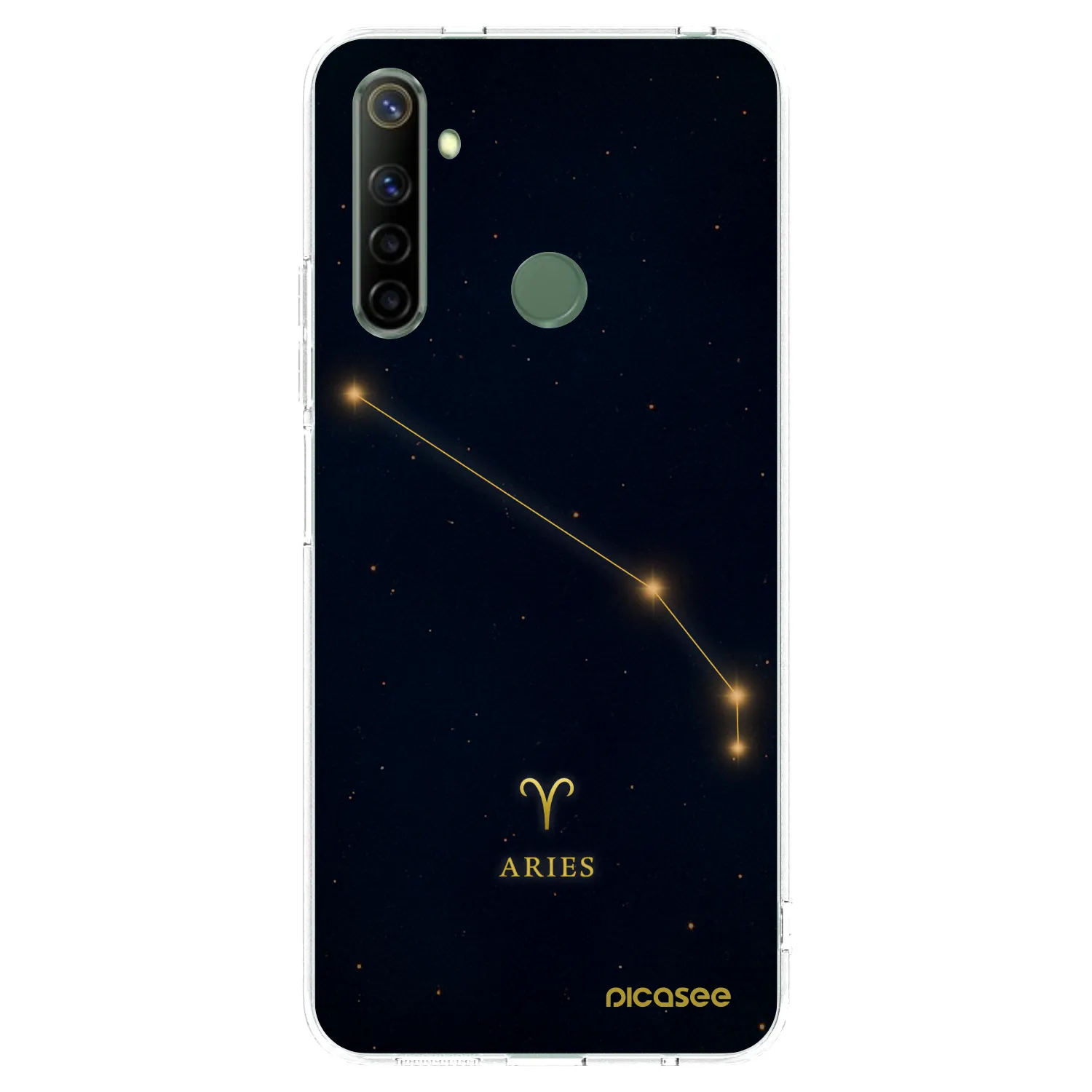 Picasee Realme 6i Hülle - Transparentes Silikon - ARIES
