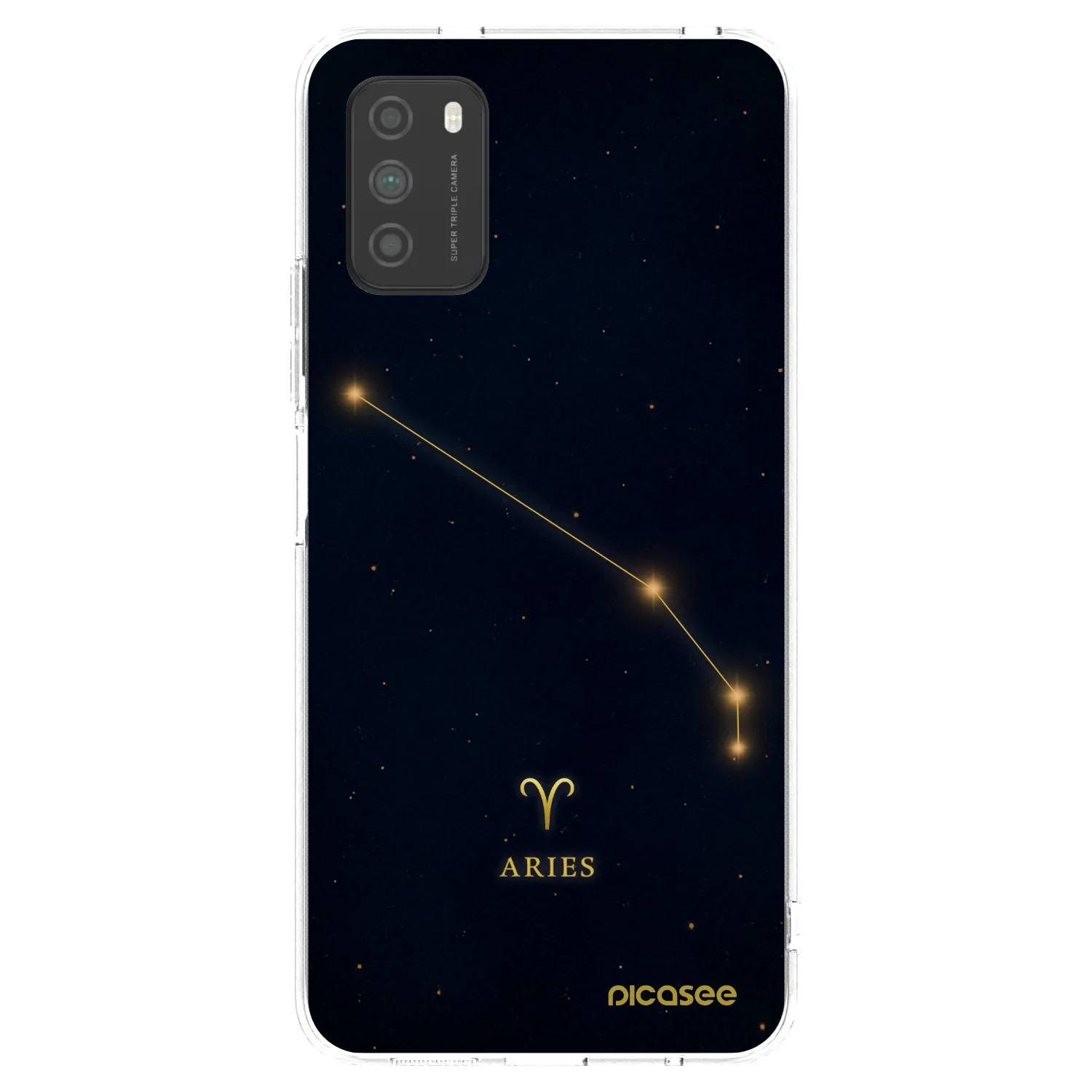 Picasee Xiaomi Poco M3 Hülle - Transparentes Silikon - ARIES