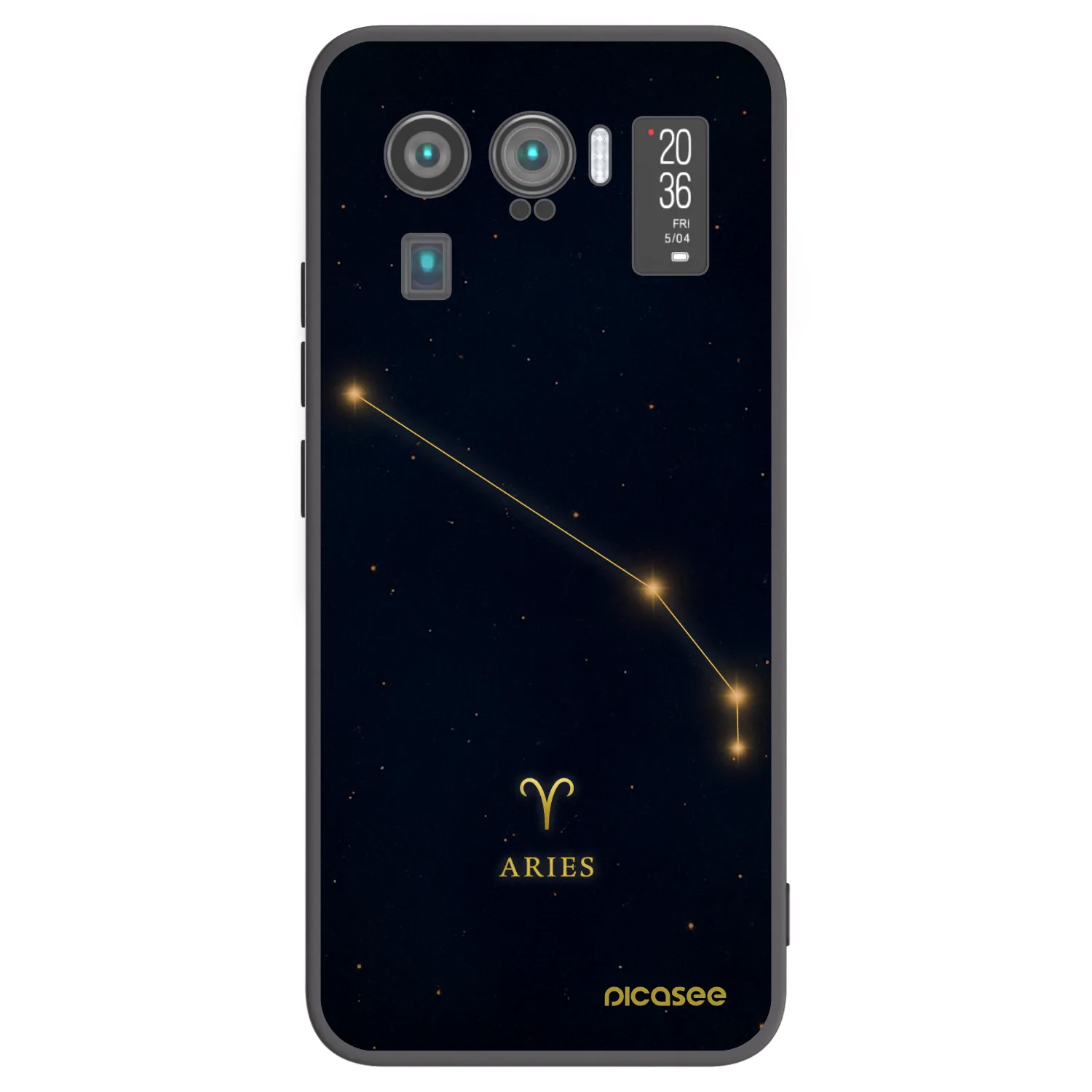 Picasee Xiaomi Mi 11 Ultra Hülle - Schwarzes Silikon - ARIES
