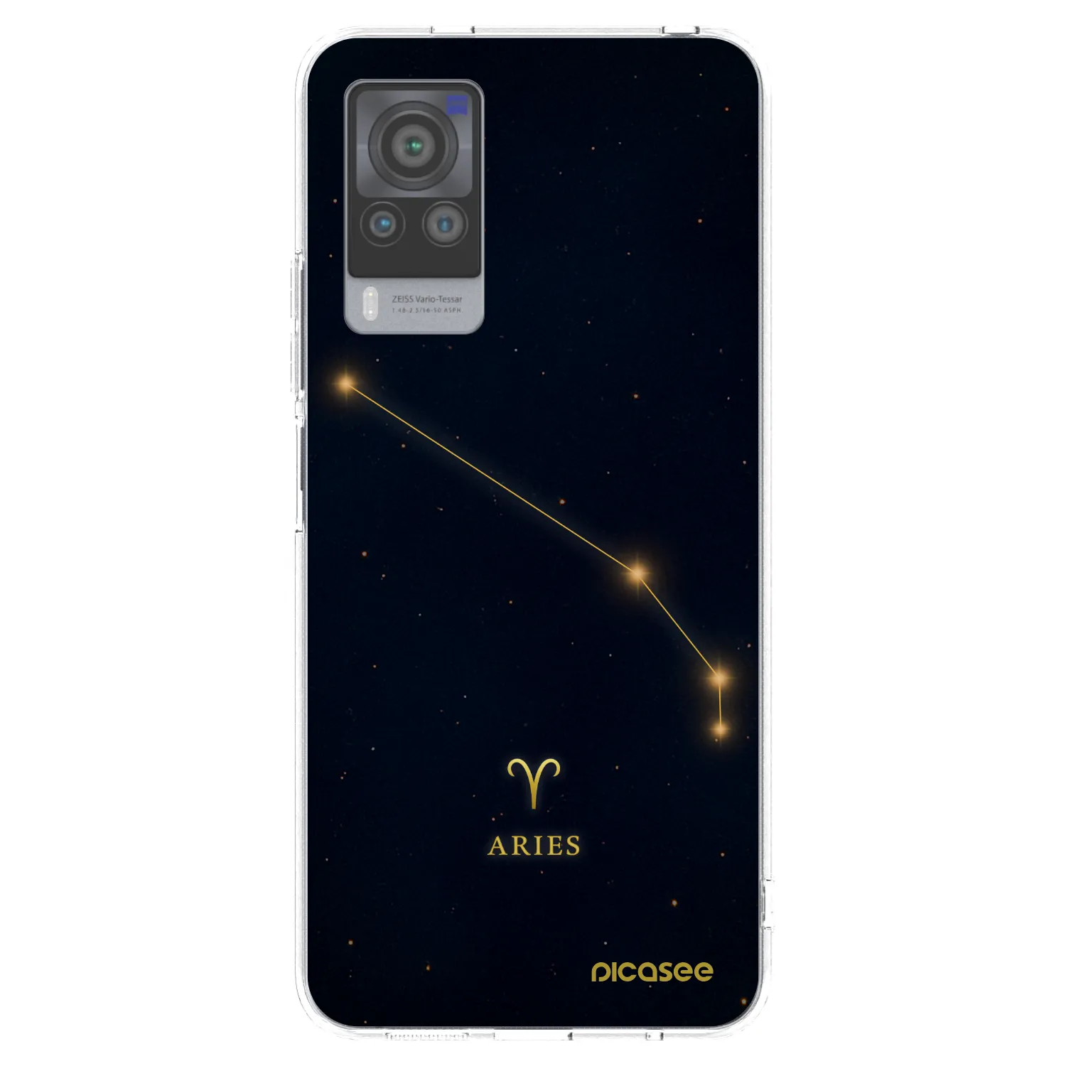 Picasee Vivo X60 Pro 5G Hülle - Transparentes Silikon - ARIES