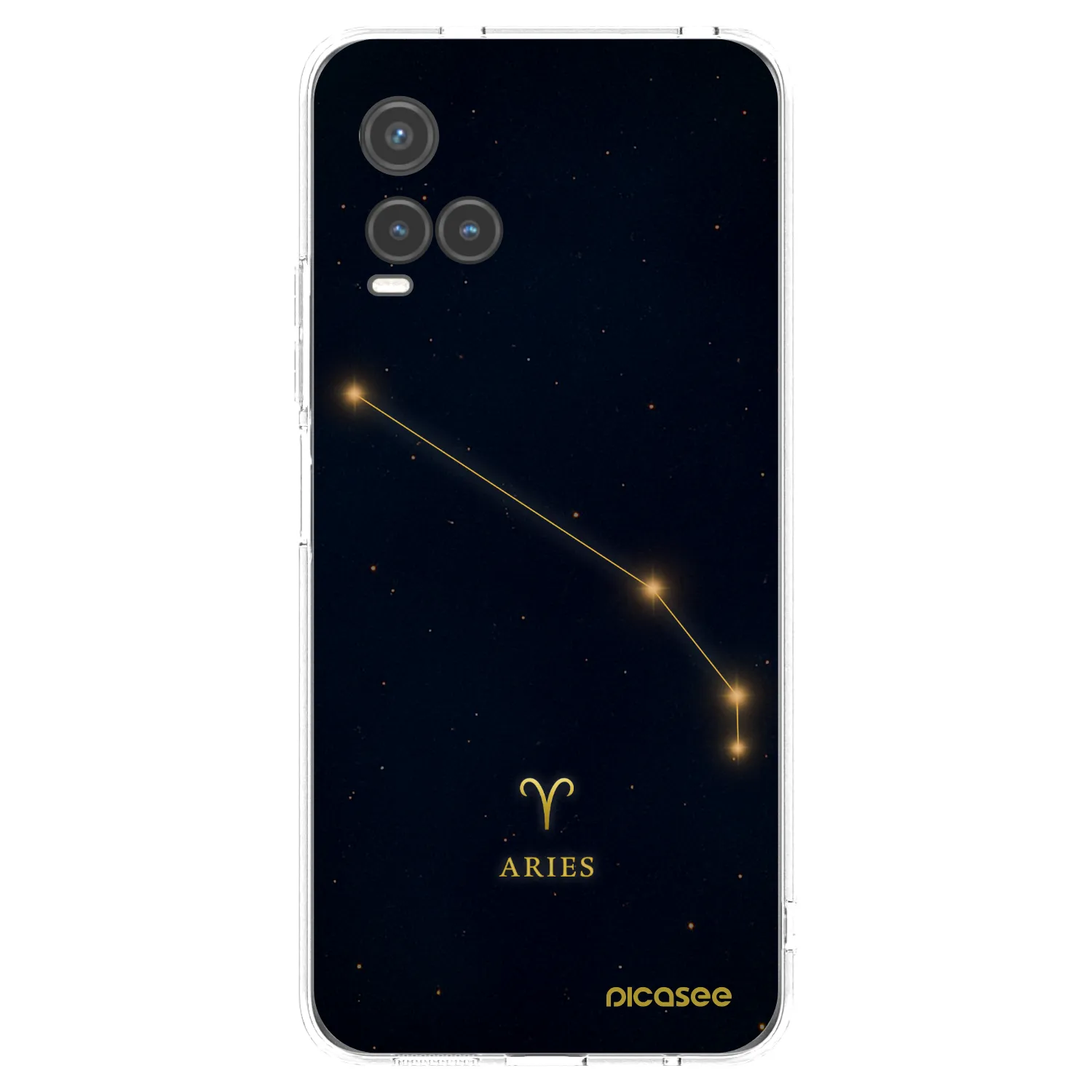Picasee Vivo Y33s Hülle - Transparentes Silikon - ARIES