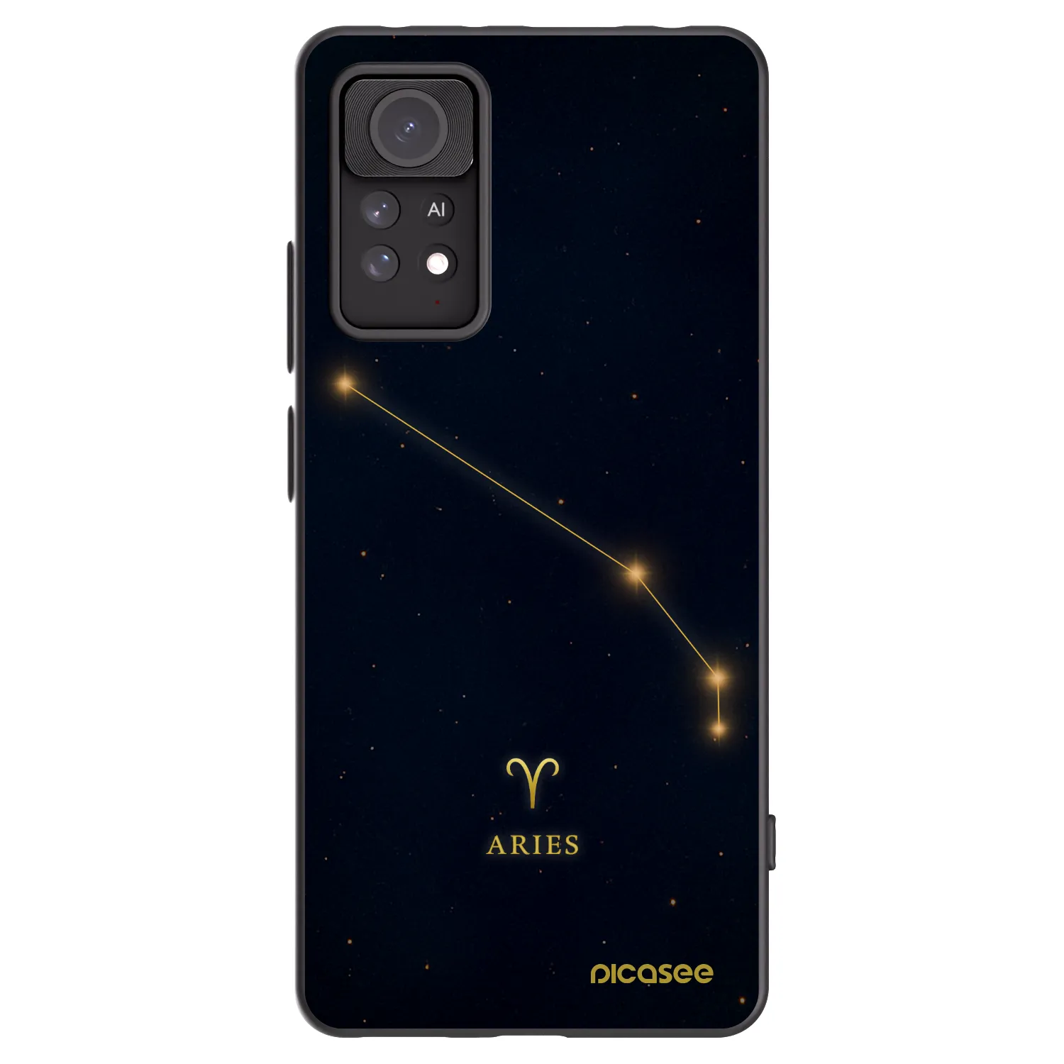 Picasee Xiaomi Redmi Note 11 Pro 5G Hülle - Schwarzes Silikon - ARIES