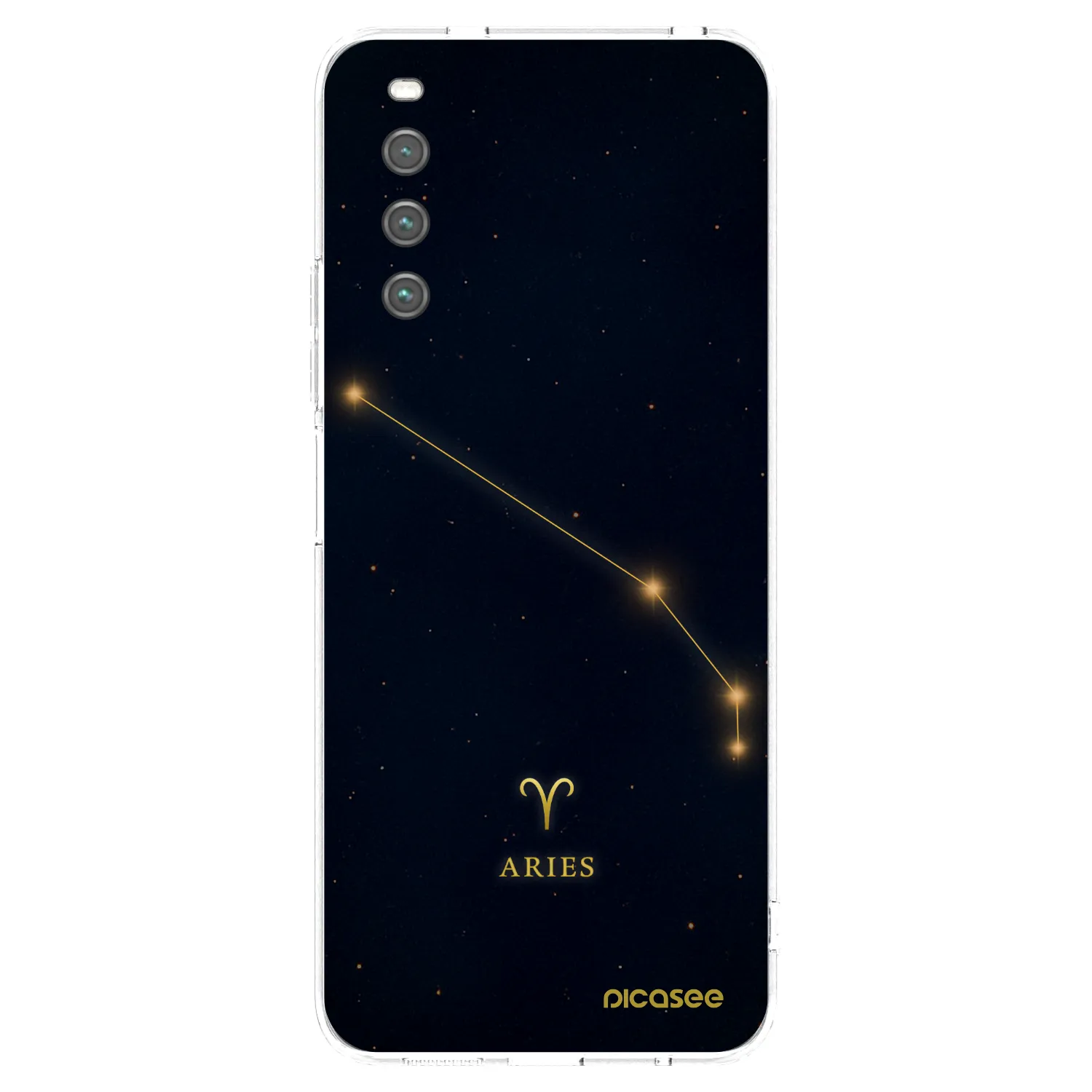 Picasee Sony Xperia 10 IV 5G Hülle - Transparentes Silikon - ARIES