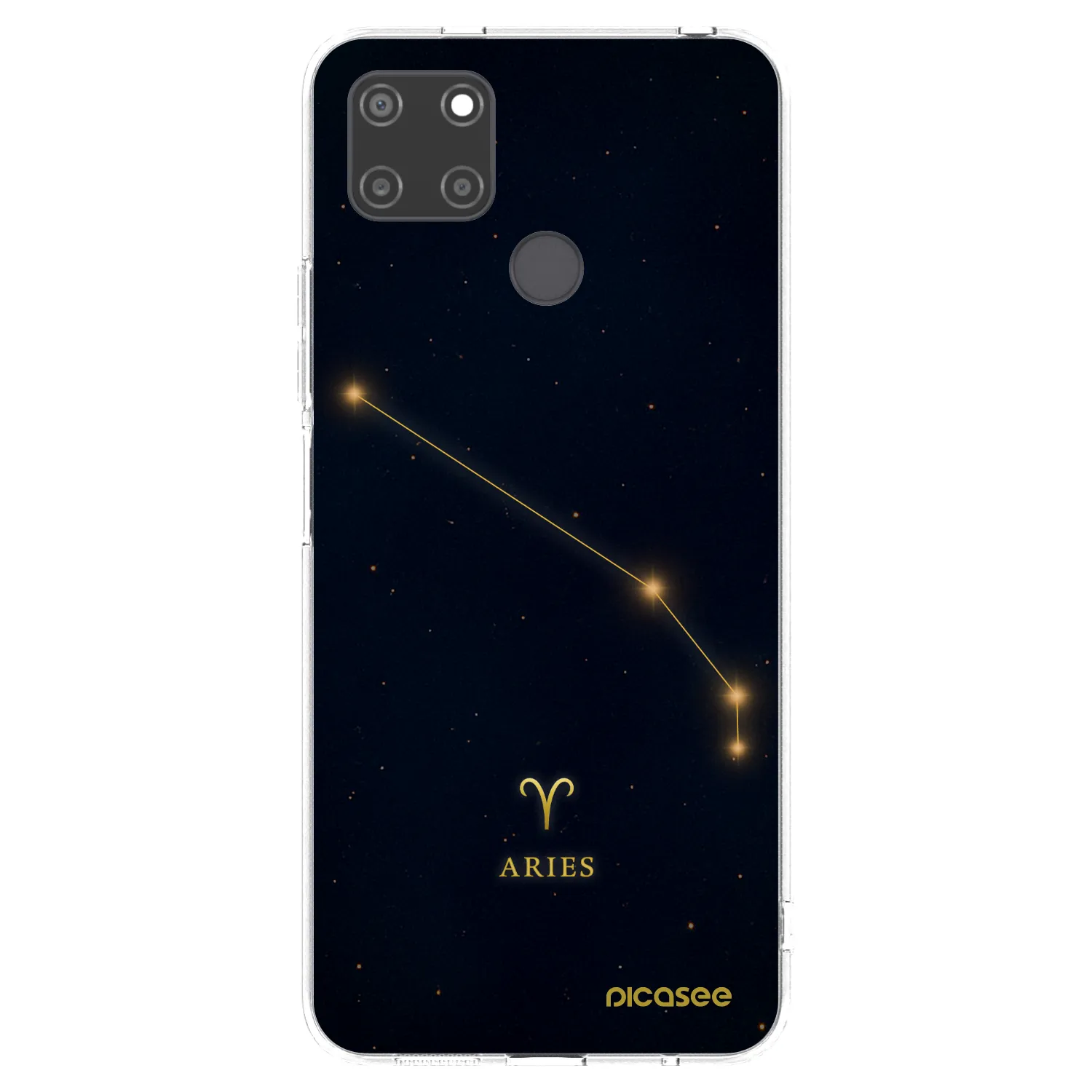 Picasee Realme C21Y Hülle - Transparentes Silikon - ARIES