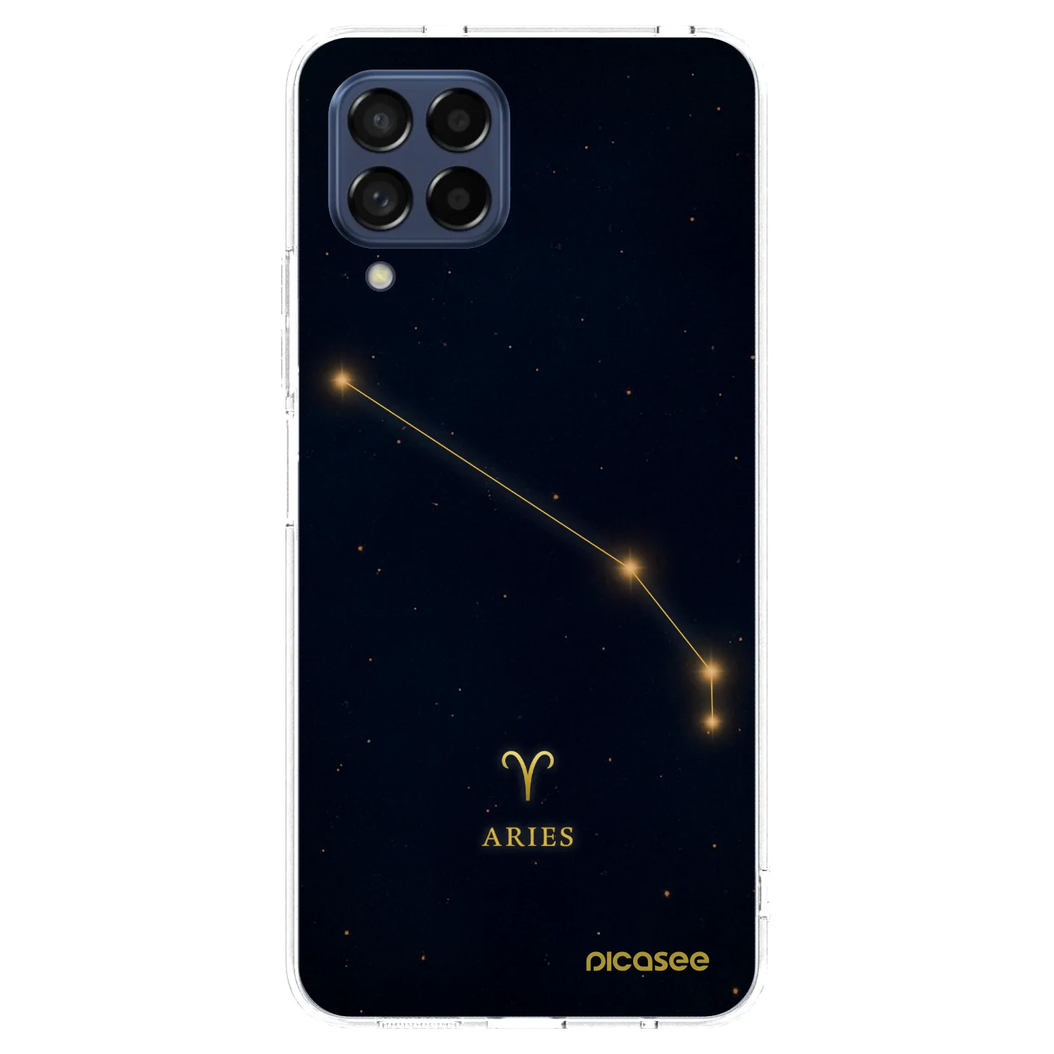 Picasee Samsung Galaxy M53 5G Hülle - Transparentes Silikon - ARIES
