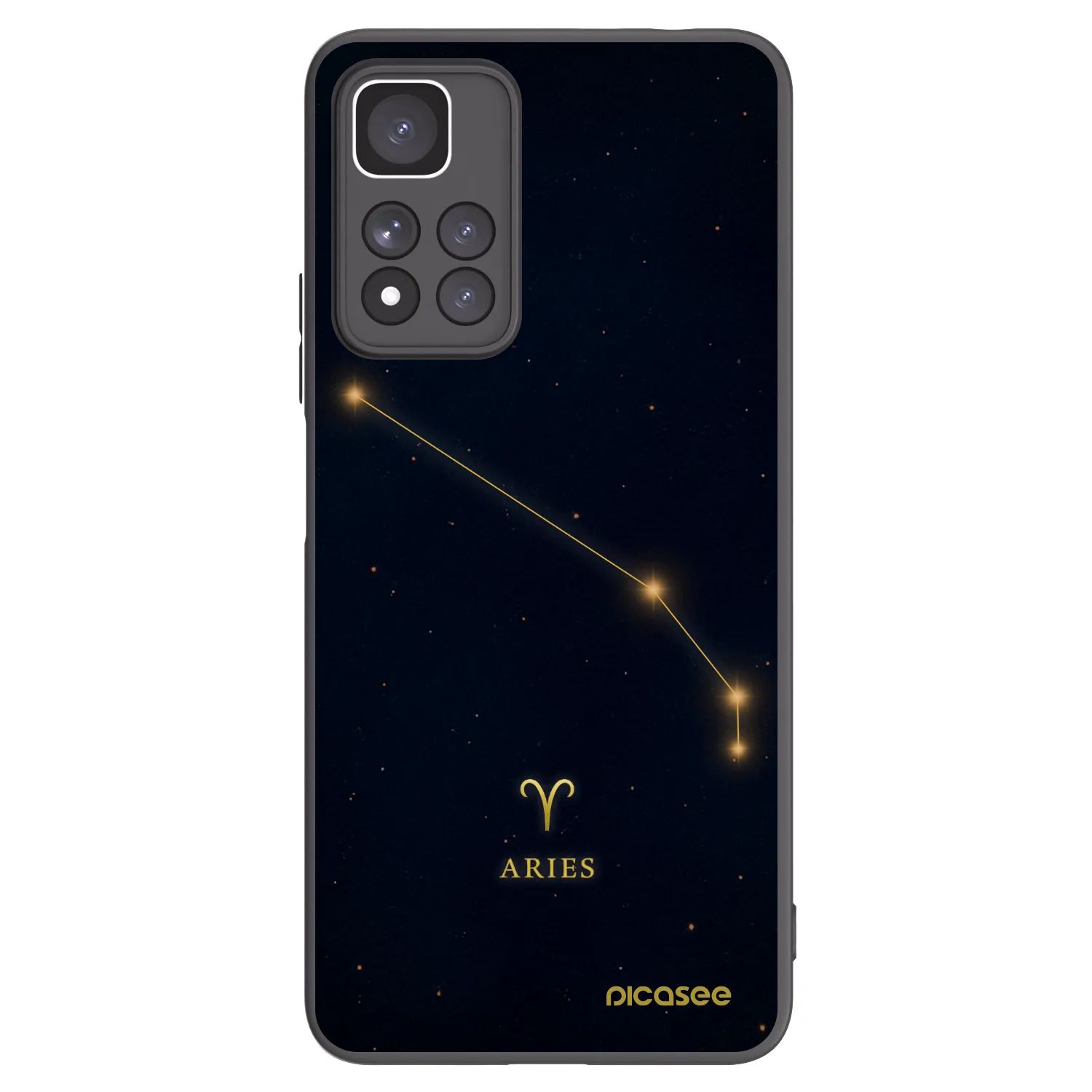 Picasee Xiaomi Redmi Note 11 Pro+ 5G Hülle - Schwarzes Silikon - ARIES
