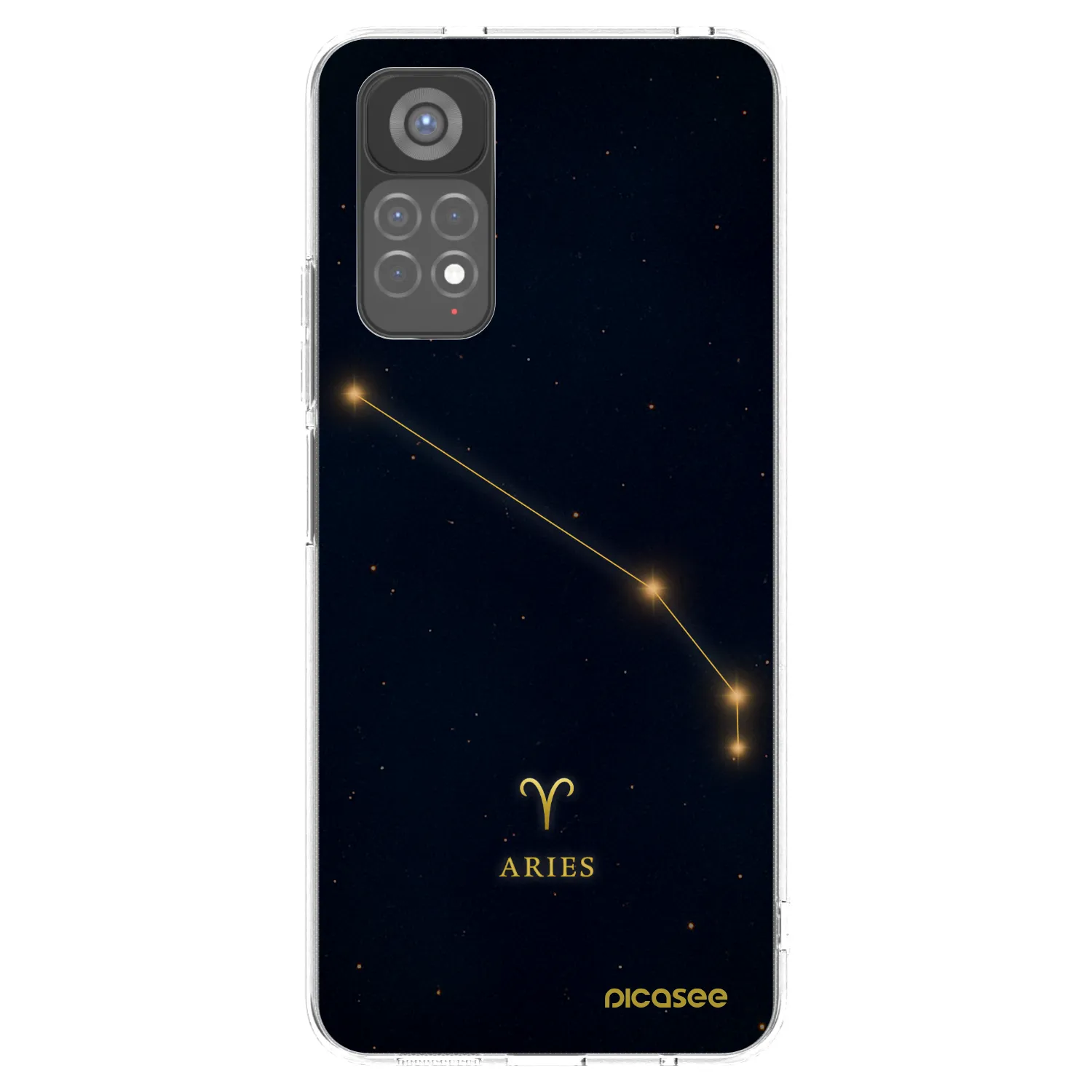 Picasee Xiaomi Redmi Note 11S 5G Hülle - Transparentes Silikon - ARIES