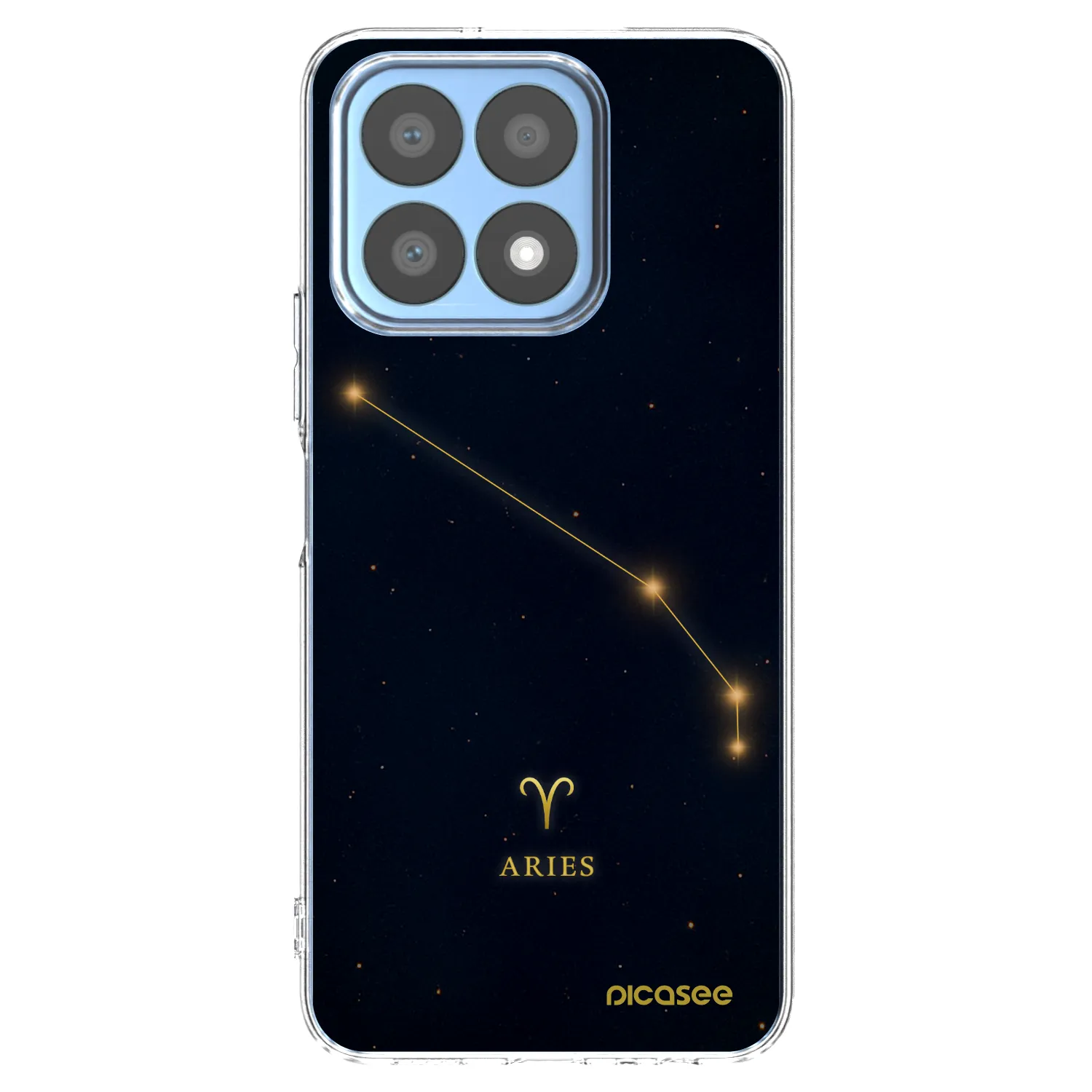 Picasee Honor X8a Hülle - Transparentes Silikon - ARIES