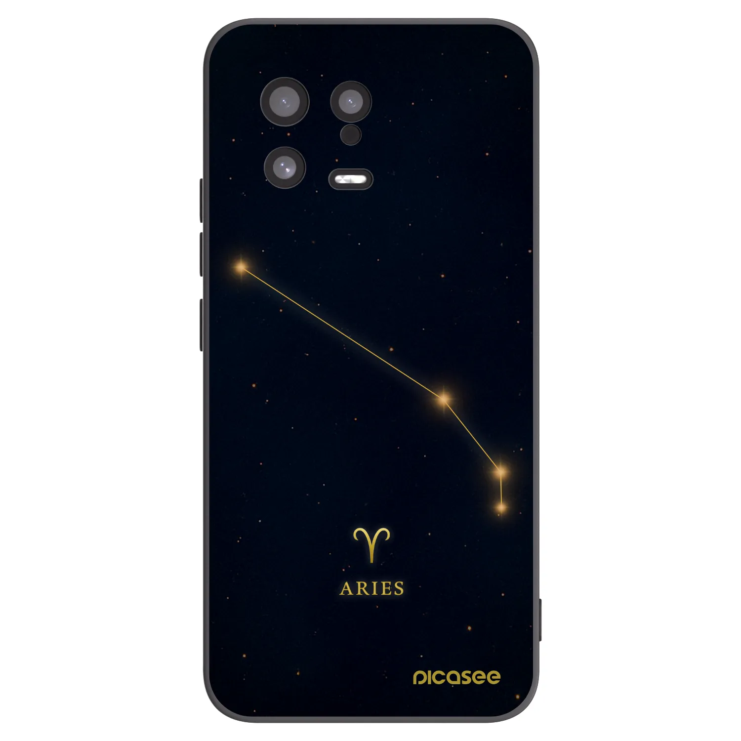 Picasee Xiaomi 13 Hülle - Schwarzes Silikon - ARIES