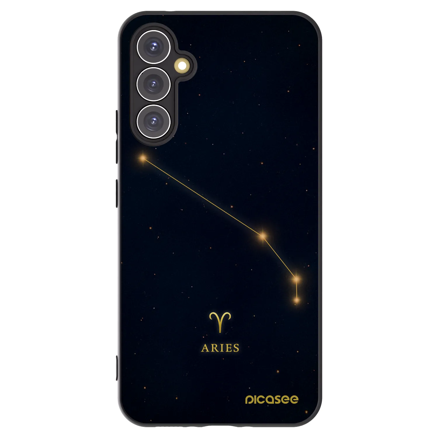 Picasee Samsung Galaxy A34 5G A346B Hülle - Schwarzes Silikon - ARIES