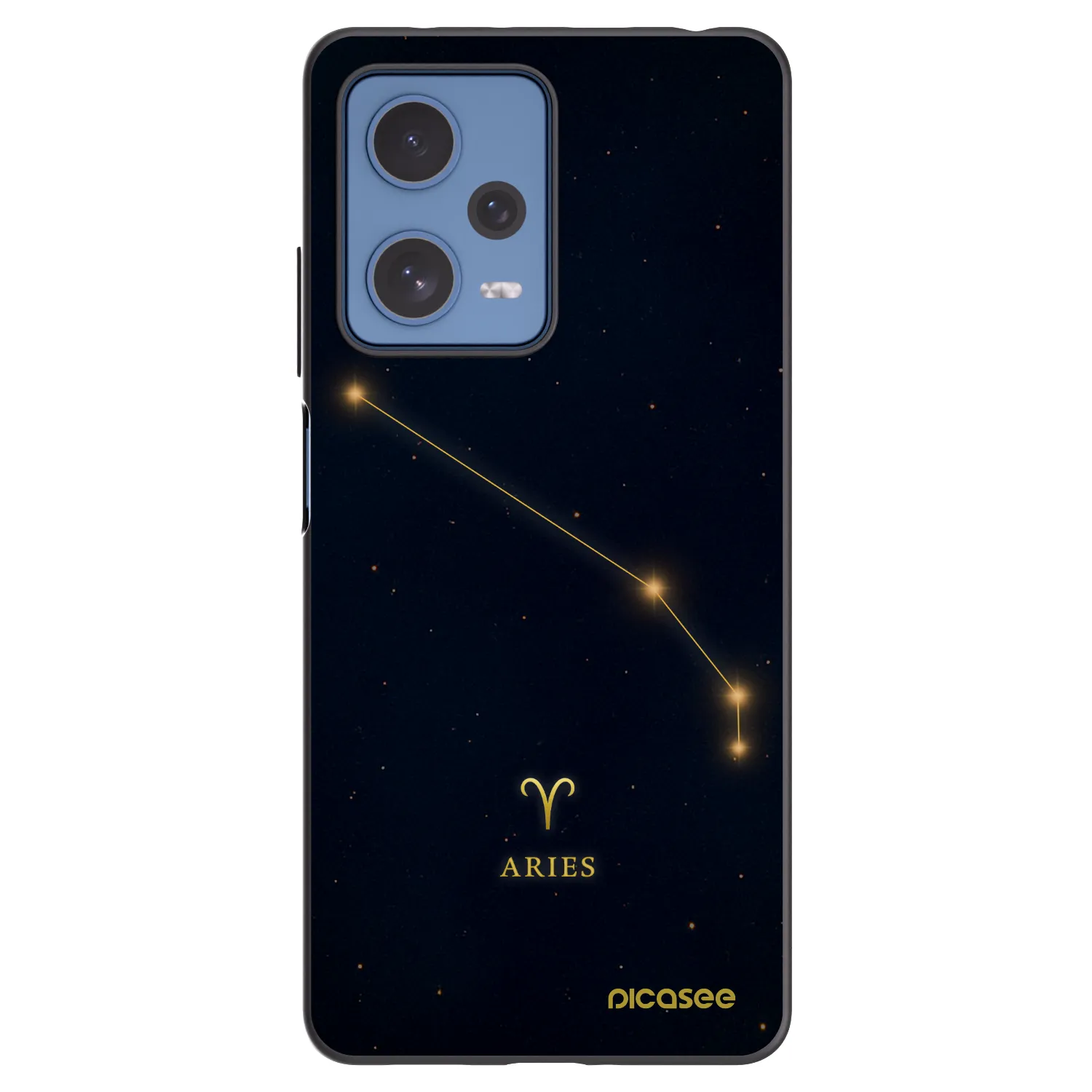 Picasee Xiaomi Redmi Note 12 Pro 5G Hülle - Schwarzes Silikon - ARIES