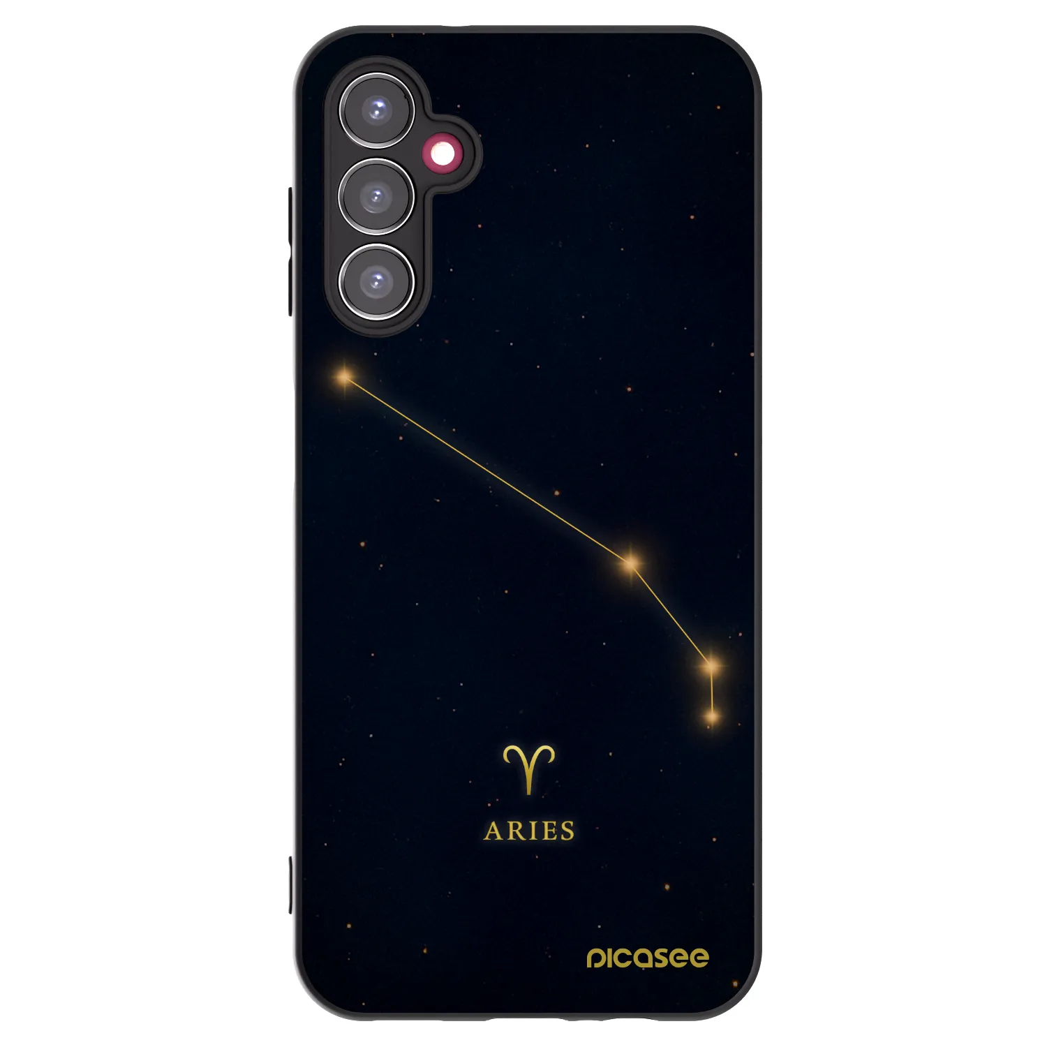 Picasee Samsung Galaxy A14 4G A145R Hülle - Schwarzes Silikon - ARIES