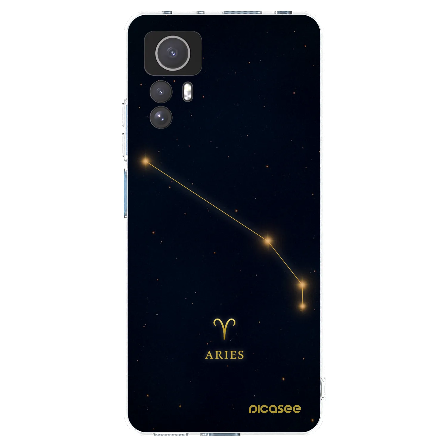 Picasee Xiaomi Redmi Note 12S Hülle - Transparentes Silikon - ARIES