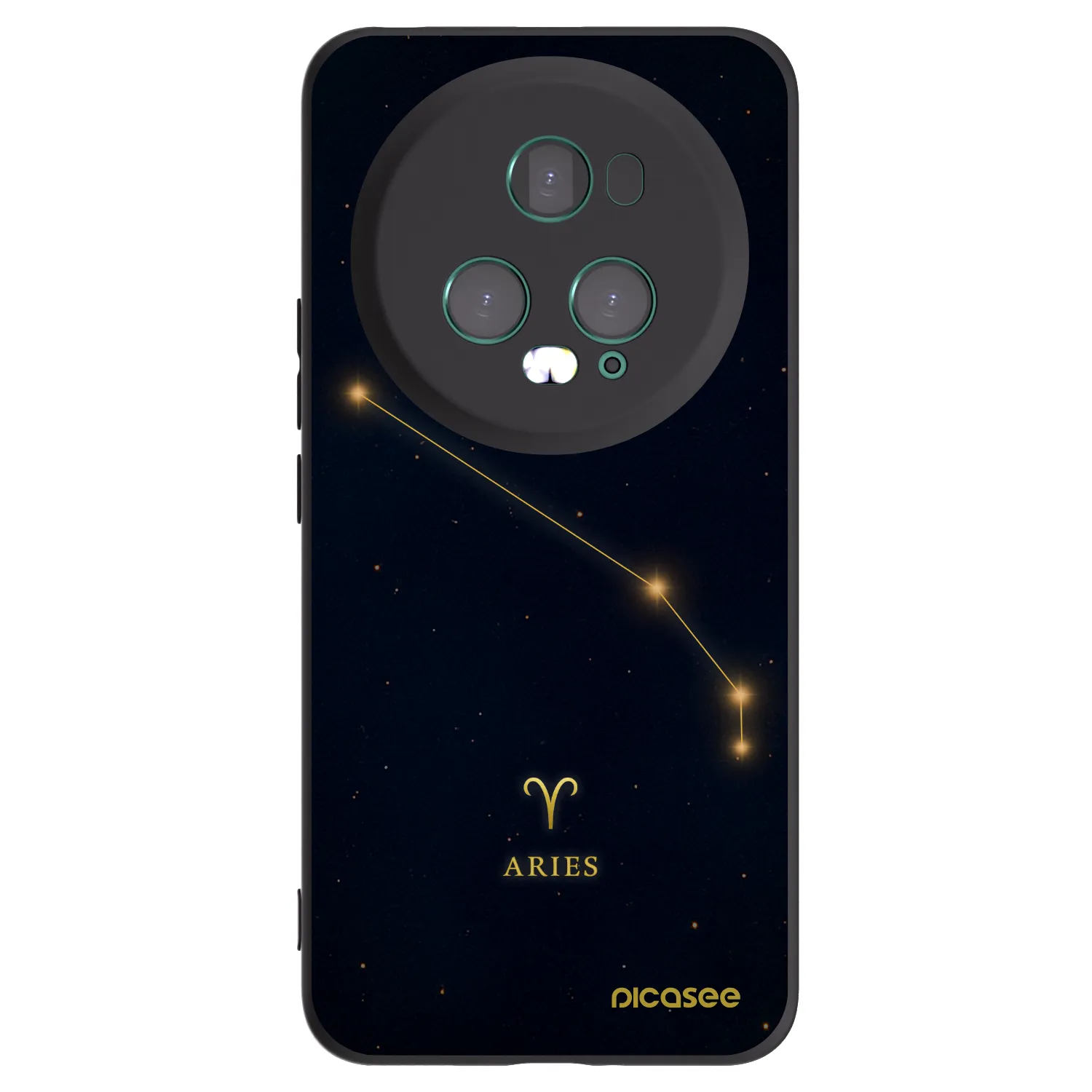 Picasee Honor Magic5 Pro Hülle - Schwarzes Silikon - ARIES