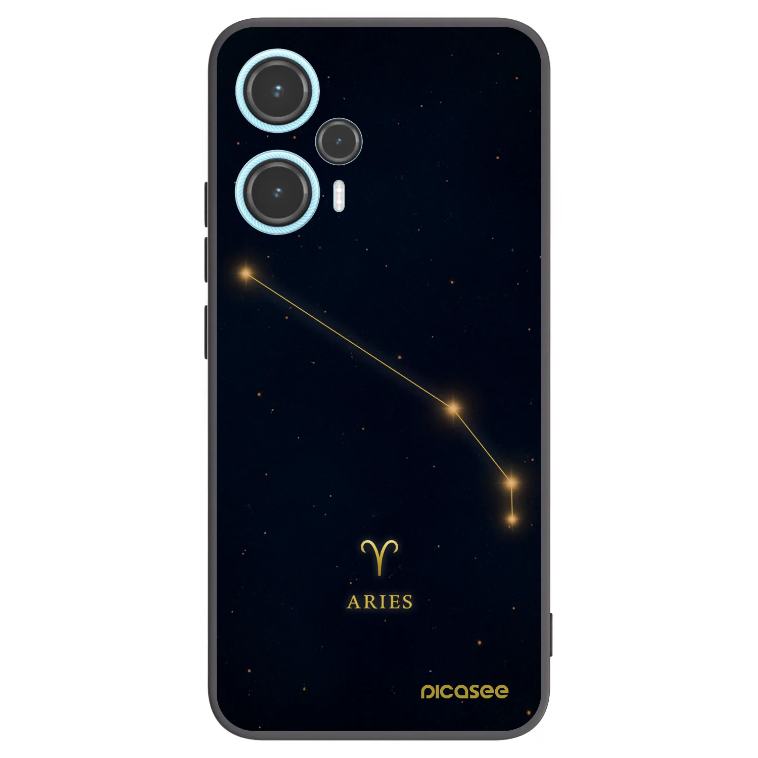 Picasee Xiaomi Poco F5 Hülle - Schwarzes Silikon - ARIES