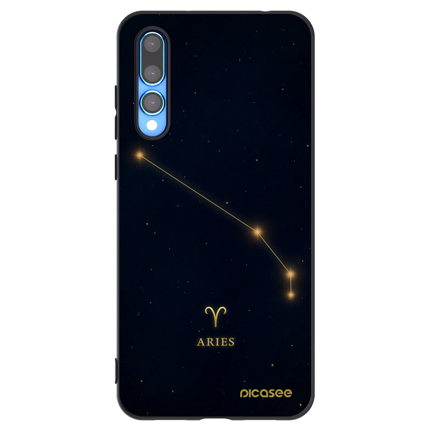 Picasee Huawei P20 Pro Hülle - Schwarzes Silikon - ARIES