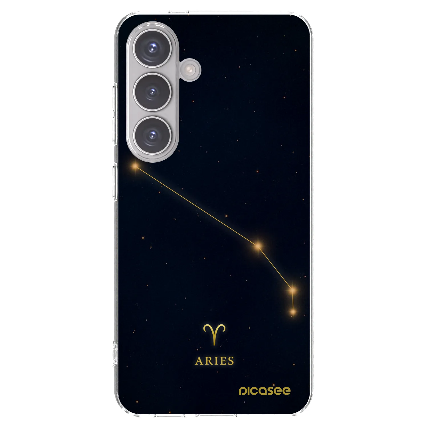Picasee Samsung Galaxy S24 S921B 5G Hülle - Transparentes Silikon - ARIES