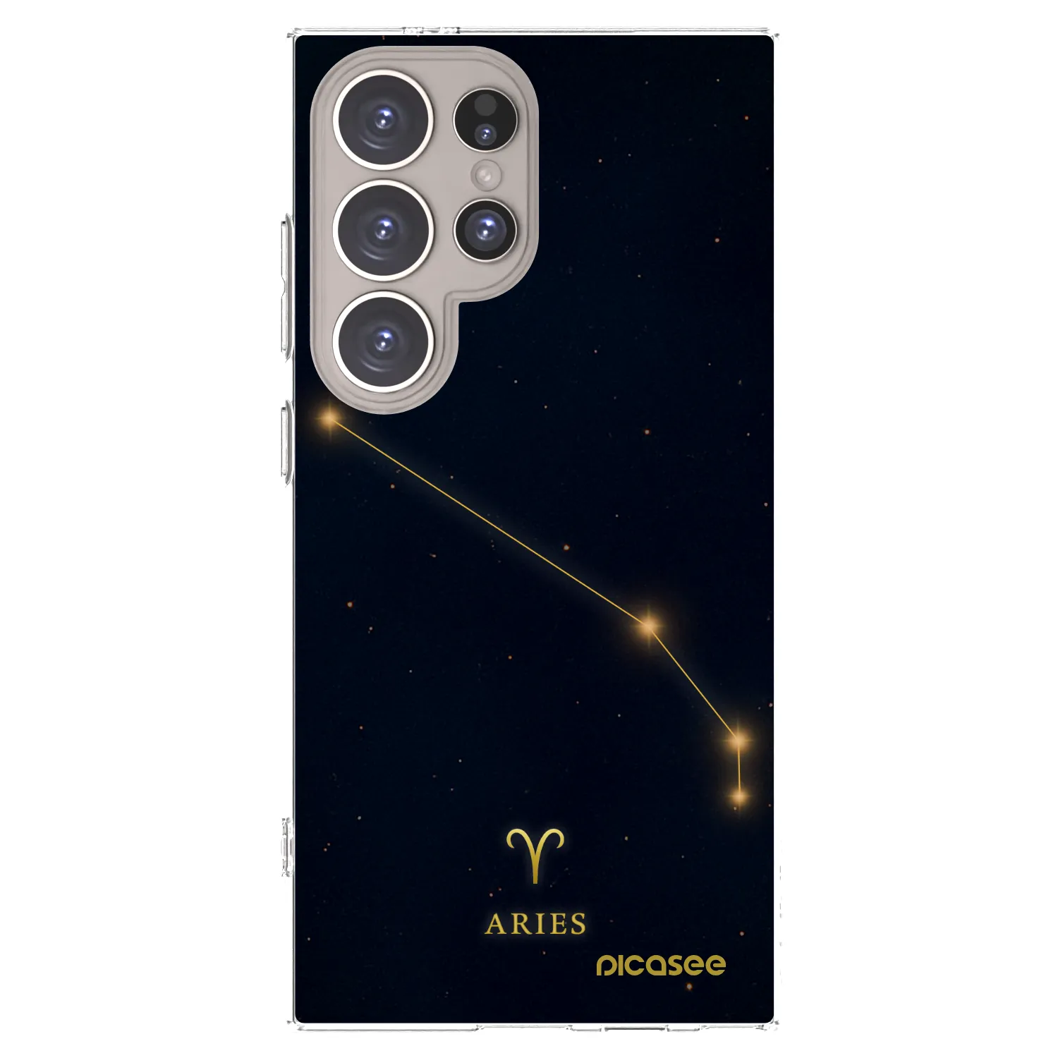 Picasee Samsung Galaxy S24 Ultra S928B 5G Hülle - Transparentes Silikon - ARIES
